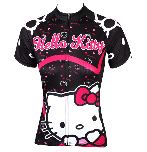 HELLO KITTY Princess Women's Top Cycling Jersey Jacket T-shirt Summer Spring Autumn Clothes Sportswear Cartoon World Black Kit NO.538 -  Cycling Apparel, Cycling Accessories | BestForCycling.com 