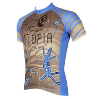 Ilpaladino Utopia Blue Lizard  Men's Breathable Short-Sleeve Cycling Jersey Bicycling Shirts Summer Quick Dry Sportswear Apparel Outdoor Sports Gear Leisure Biking T-shirt NO.526 -  Cycling Apparel, Cycling Accessories | BestForCycling.com 