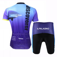 [Discoverer series ] llpaladino Shark Dolphin Nature Blue Short-sleeve Cycling Suit/Jersey Jacket- Summer Spring Clothes Sportswear Pro Cycle Clothing Racing Apparel Outdoor Sports Leisure Biking T-shirt NO.304 -  Cycling Apparel, Cycling Accessories | BestForCycling.com 