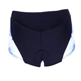 White Flowers Blue 3D Padded Cycling Underwear Shorts Bicycle Underpants Bike Biking Shorts Breathable Bicycle Pants Lightweight NO. SFK014 -  Cycling Apparel, Cycling Accessories | BestForCycling.com 