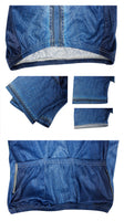 Stylish Denim-blue Men's Cycling Jersey Fashional T-shirt NO.607 -  Cycling Apparel, Cycling Accessories | BestForCycling.com 