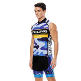 Blue Camo Men's Cycling Sleeveless Bike Jersey/Kit T-shirt Summer Spring Road Bike Wear Mountain Bike MTB Clothes Sports Apparel Top / Suit NO. 816 -  Cycling Apparel, Cycling Accessories | BestForCycling.com 