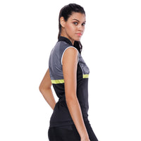 Dark Forest Yellow-strip Women's Cycling Sleeveless Bike Jersey T-shirt Summer Spring Road Bike Wear Mountain Bike MTB Clothes Sports Apparel Top Black Grey NO. 789 -  Cycling Apparel, Cycling Accessories | BestForCycling.com 