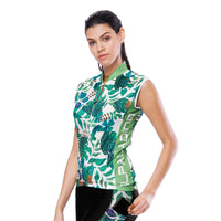 Tropical Plant Fresh Green Leaves Nordic Style Women's Cycling Sleeveless Bike Jersey /Kit T-shirt Summer Spring Road Bike Wear Mountain Bike MTB Clothes Sports Apparel Top / Suit  NO. 803 -  Cycling Apparel, Cycling Accessories | BestForCycling.com 