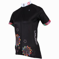 ILPALADINO Dandelion Black Cycling Jersey Bicycling Summer Pro Cycle Apparel Outdoor Sports Leisure Biking Shirts Breathable and Comfortable NO.212 -  Cycling Apparel, Cycling Accessories | BestForCycling.com 