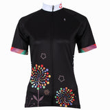 ILPALADINO Dandelion Black Cycling Jersey Bicycling Summer Pro Cycle Apparel Outdoor Sports Leisure Biking Shirts Breathable and Comfortable NO.212 -  Cycling Apparel, Cycling Accessories | BestForCycling.com 