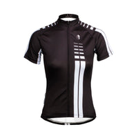 Woman White striped Black Cool Short/long-sleeve Cycling Jersey NO.646 -  Cycling Apparel, Cycling Accessories | BestForCycling.com 