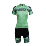 Ilpaladino Green Flower Summer Women's Short-Sleeve Cycling Suit/Jersey Biking Shirts Breathable Outdoor Sports Gear Leisure Biking T-shirt Sports Clothes NO.626 -  Cycling Apparel, Cycling Accessories | BestForCycling.com 
