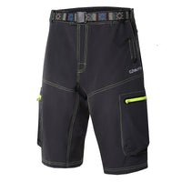 Mens Outdoor Cycling Shorts Outdoor Sports MTB Shorts Mountain Bike Biking Pants with Zip Pockets Grey/Green #1506 -  Cycling Apparel, Cycling Accessories | BestForCycling.com 