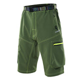 Mens Outdoor Cycling Shorts Outdoor Sports MTB Shorts Mountain Bike Biking Pants with Zip Pockets Grey/Green #1506 -  Cycling Apparel, Cycling Accessories | BestForCycling.com 
