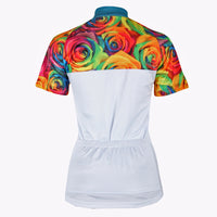 Ilpaladino Rose Patterns Elegant Women's Summer Short-Sleeve Cycling Jersey  Spring Autumn Exercise Bicycling Pro Cycle Clothing Racing Apparel Outdoor Sports Leisure Biking Shirts Breathable Sport Clothes NO.224 -  Cycling Apparel, Cycling Accessories | BestForCycling.com 