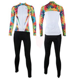 ILPALADINO Women's Long Sleeves Yellow Cycling Clothing Apparel Outdoor Sports Leisure Biking Shirt Suits with Tights NO.224 -  Cycling Apparel, Cycling Accessories | BestForCycling.com 