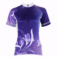 Ilpaladino Lilies Grace Woman's Cycling short/long-sleeve Jersey/Suit Kit Spring Summer Sportswear Apparel Outdoor Sports Gear Green/Purple/Red -  Cycling Apparel, Cycling Accessories | BestForCycling.com 