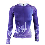 Ilpaladino Lilies Grace Woman's Cycling short/long-sleeve Jersey/Suit Kit Spring Summer Sportswear Apparel Outdoor Sports Gear Green/Purple/Red -  Cycling Apparel, Cycling Accessories | BestForCycling.com 