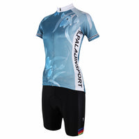 Ilpaladino Dripping Lilies Grace Woman's Cycling short-sleeve Jersey/Suit Kit Spring Summer Exercise Bicycling Summer Pro Cycle Clothing Racing Apparel Outdoor Sports Leisure Biking Shirts Sportswear Blue/Deongaree -  Cycling Apparel, Cycling Accessories | BestForCycling.com 