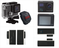 V12 1080P Action Camera Dual Screen Display Gyro RSC Underwater Waterproof 2 inch FHD Screen with Smart 2.4G Rechargeable Remote Control For Aerial Photograph Diving Cylcling Helmet Cam Wi-Fi Share FHD Sports DV -  Cycling Apparel, Cycling Accessories | BestForCycling.com 