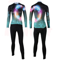 ILPALADINO  Women's Long Sleeves Dark Green Cycling Jersey with Tights Spring Autumn Pro Cycle Clothing Racing Apparel Outdoor Sports Leisure Biking shirt NO.276 -  Cycling Apparel, Cycling Accessories | BestForCycling.com 
