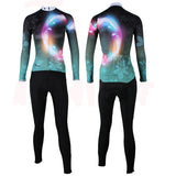 ILPALADINO  Women's Long Sleeves Dark Green Cycling Jersey with Tights Spring Autumn Pro Cycle Clothing Racing Apparel Outdoor Sports Leisure Biking shirt NO.276 -  Cycling Apparel, Cycling Accessories | BestForCycling.com 