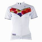Ilpaladino Chrysanthemum Women's Short-sleeve Cycling Jersey/Suit Spring Biking Shirts Breathable Apparel Outdoor Sports Gear Clothes NO.280 -  Cycling Apparel, Cycling Accessories | BestForCycling.com 