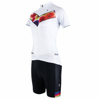 Ilpaladino Chrysanthemum Women's Short-sleeve Cycling Jersey/Suit Spring Biking Shirts Breathable Apparel Outdoor Sports Gear Clothes NO.280 -  Cycling Apparel, Cycling Accessories | BestForCycling.com 
