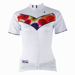 Chrysanthemum Women's Short-sleeve Cycling Jersey/Suit Spring Biking Shirts and Chest flowers Jersey 280 -  Cycling Apparel, Cycling Accessories | BestForCycling.com 