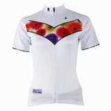 Chrysanthemum Women's Short-sleeve Cycling Jersey/Suit Spring Biking Shirts and Chest flowers Jersey 280 -  Cycling Apparel, Cycling Accessories | BestForCycling.com 