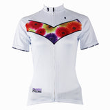 Chrysanthemum Women's Short-sleeve Cycling Jersey/Suit Spring Biking Shirts and Chest flowers Jersey 280 -  Cycling Apparel, Cycling Accessories | BestForCycling.com 