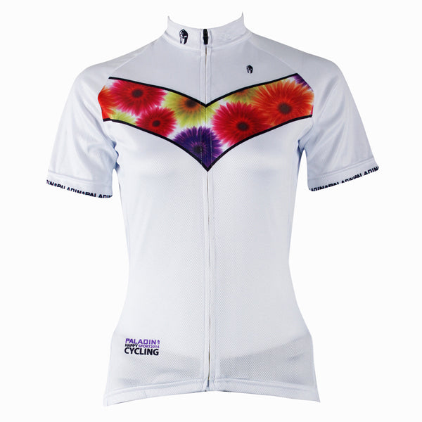 Chrysanthemum Women's Short-sleeve Cycling Jersey/Suit Spring Biking Shirts and Chest flowers Jersey 280 -  Cycling Apparel, Cycling Accessories | BestForCycling.com 
