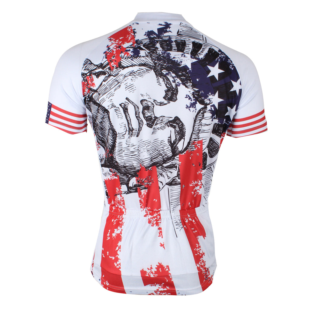 Ilpaladino American Style Statue of Liberty  Men's Long/Short-sleeve Cycling Bike jersey T-shirt Summer Spring Autumn Road Bike Wear Mountain Bike MTB Clothes Sports Apparel Top NO.293 -  Cycling Apparel, Cycling Accessories | BestForCycling.com 