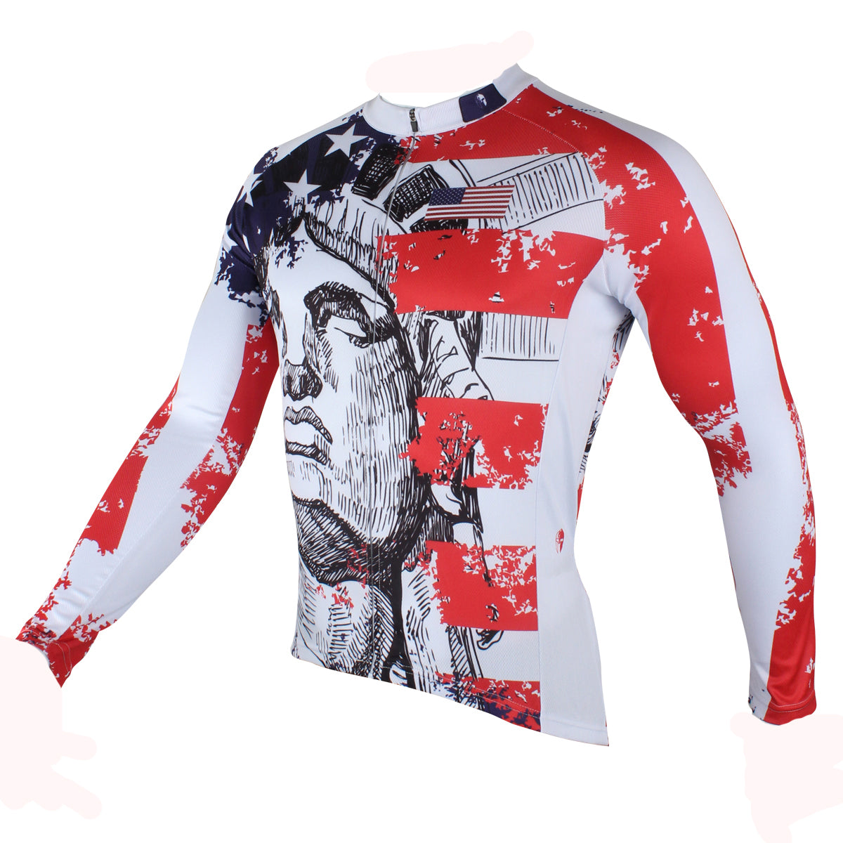 Ilpaladino American Style Statue of Liberty  Men's Long/Short-sleeve Cycling Bike jersey T-shirt Summer Spring Autumn Road Bike Wear Mountain Bike MTB Clothes Sports Apparel Top NO.293 -  Cycling Apparel, Cycling Accessories | BestForCycling.com 