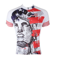 Ilpaladino American Style Statue of Liberty  Men's Long/Short-sleeve Cycling Bike jersey T-shirt Summer Spring Autumn Road Bike Wear Mountain Bike MTB Clothes Sports Apparel Top NO.293 -  Cycling Apparel, Cycling Accessories | BestForCycling.com 