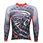 ILPALADINO Men's Long Deep Grey Sleeves  Cycling Clothing Jersey with Tights Suits Winter Exercise Bicycling Pro Cycle Clothing Racing Apparel Outdoor Sports Leisure Biking (Velvet) NO.295 -  Cycling Apparel, Cycling Accessories | BestForCycling.com 