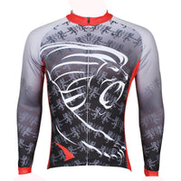 ILPALADINO Men's Long Deep Grey Sleeves  Cycling Clothing Jersey with Tights Suits Winter Exercise Bicycling Pro Cycle Clothing Racing Apparel Outdoor Sports Leisure Biking (Velvet) NO.295 -  Cycling Apparel, Cycling Accessories | BestForCycling.com 