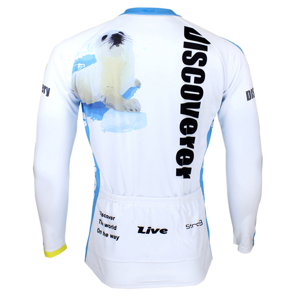 Ilpaladino Snow Polar Bear Men's Long/Short-sleeve Cycling Bike jersey T-shirt Summer Spring Autumn Road Bike Wear Mountain Bike MTB Clothes Sports Apparel Top NO.299 -  Cycling Apparel, Cycling Accessories | BestForCycling.com 