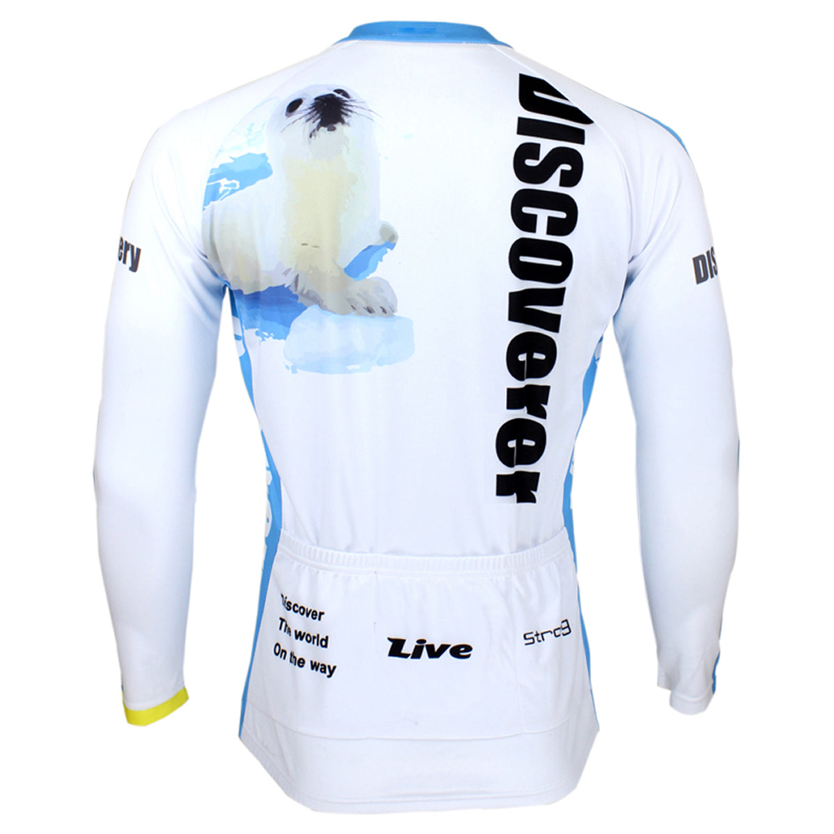 Ilpaladino Snow Polar Bear Men's Long/Short-sleeve Cycling Bike jersey T-shirt Summer Spring Autumn Road Bike Wear Mountain Bike MTB Clothes Sports Apparel Top NO.299 -  Cycling Apparel, Cycling Accessories | BestForCycling.com 