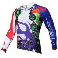 Men's Hidden-Zipper Long-sleeve Cycling Jersey with Patterns for Outdoor Bike Sport and Leisure Sport Fall/Autumn Breathable Quick Dry Bicycle clothing 369 -  Cycling Apparel, Cycling Accessories | BestForCycling.com 