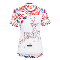 Ilpaladino Dreamy Elk White Women's Quick Dry Short-Sleeve Cycling Jersey Exercise Bicycling Pro Cycle Clothing Racing Apparel Outdoor Sports Leisure Biking Shirts  Breathable Summer Sportswear NO.583 -  Cycling Apparel, Cycling Accessories | BestForCycling.com 