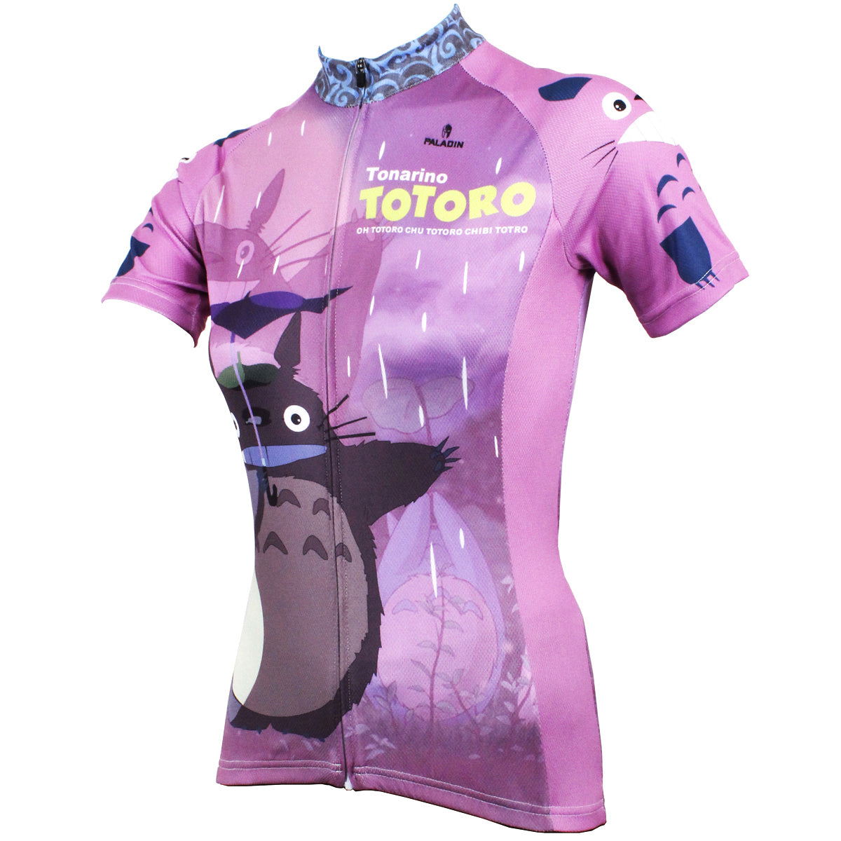 Animated Film Cartoon Character My Neighbor Totoro Day Umbrella Purple Breathable Cycling Jersey Women's Short-Sleeve Sport Bicycling Shirts Summer Quick Dry Sportswear Chinchilla NO.519 -  Cycling Apparel, Cycling Accessories | BestForCycling.com 