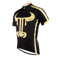ILPALADINO Animal Golden Bull Man's Short-sleeve Cycling Jersey Team Kit Jacket Pro Cycle Clothing Racing Apparel T-shirt Summer Spring Suit Spring Autumn Clothes Sportswear NO.628 -  Cycling Apparel, Cycling Accessories | BestForCycling.com 