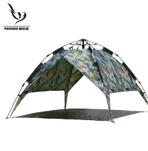 3-4 Person Automatically Instant Pop Up Family Camping Tent Waterproof Sun Shelter Shade Anti UV  Backpacking Tent for Outdoor Leisure Hiking Fishing Picnic Beach Bivouac field survival, Double-layer, Camouflaged -  Cycling Apparel, Cycling Accessories | BestForCycling.com 