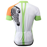 Zebra Orange-arm Men's Short-Sleeve Cycling Jersey Bicycling Shirts Summer NO.502 -  Cycling Apparel, Cycling Accessories | BestForCycling.com 