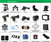Pro4S 4K 30fps Full HD Action Camera Sony Sensor 20MP Shooting 3-Hours Life G-SENSOR Aerial Photography WIFI 2.4G Remote Image Transmission Waterproof for 45M Underwater Sport Slow Motion Time-Lapse -  Cycling Apparel, Cycling Accessories | BestForCycling.com 