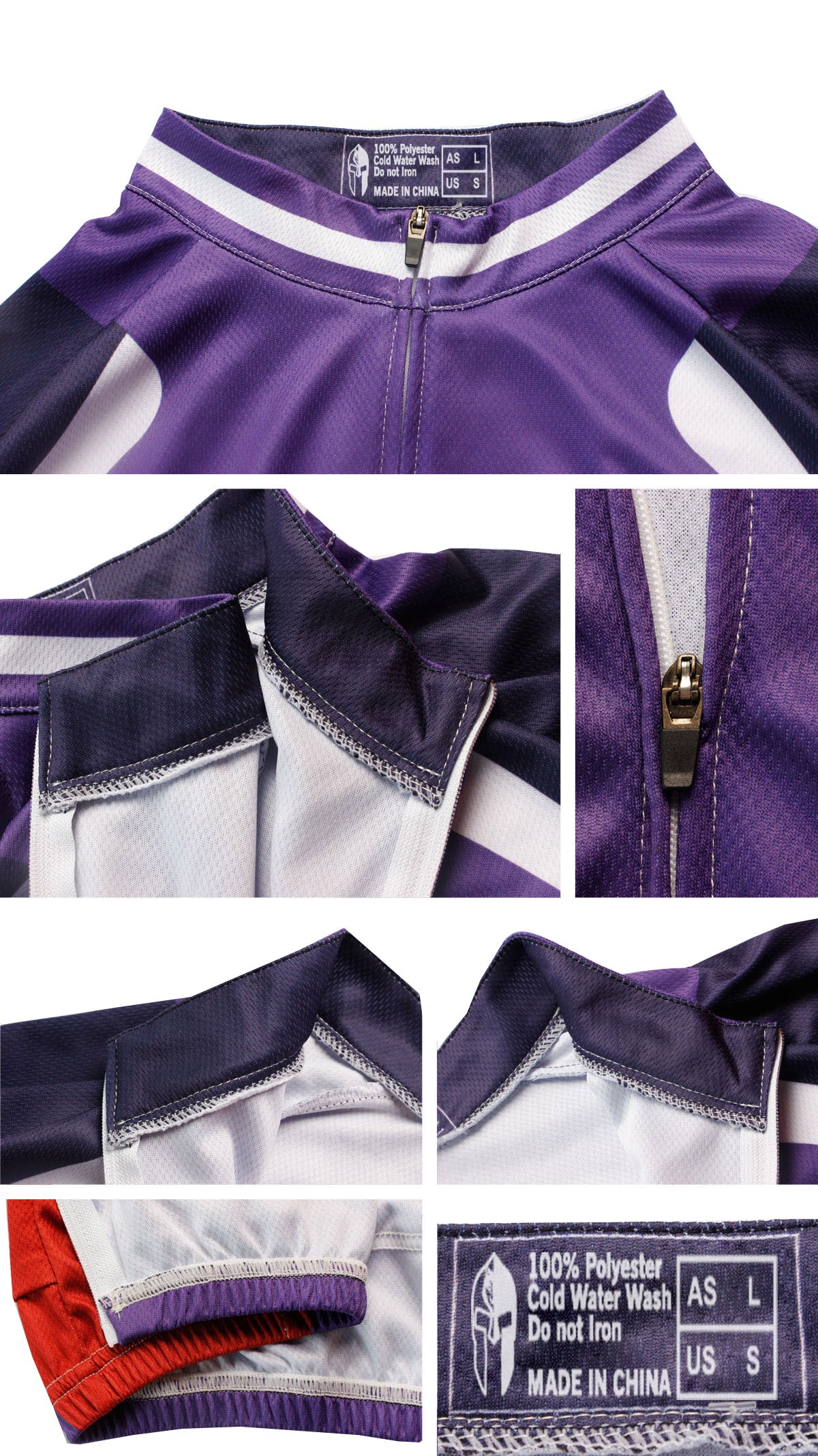 Ilpaladino Funnel Purple Cycling Short-sleeve Jersey Exercise Bicycling Pro Cycle Clothing Racing Apparel Outdoor Sports Leisure Biking Shirts Team NO.523 -  Cycling Apparel, Cycling Accessories | BestForCycling.com 