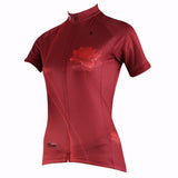 Ilpaladino Red Lotus Summer Women's Short-Sleeve Cycling Jersey Biking Shirts Breathable Outdoor Sports Gear Leisure Biking T-shirt Sports Clothes NO.281 -  Cycling Apparel, Cycling Accessories | BestForCycling.com 