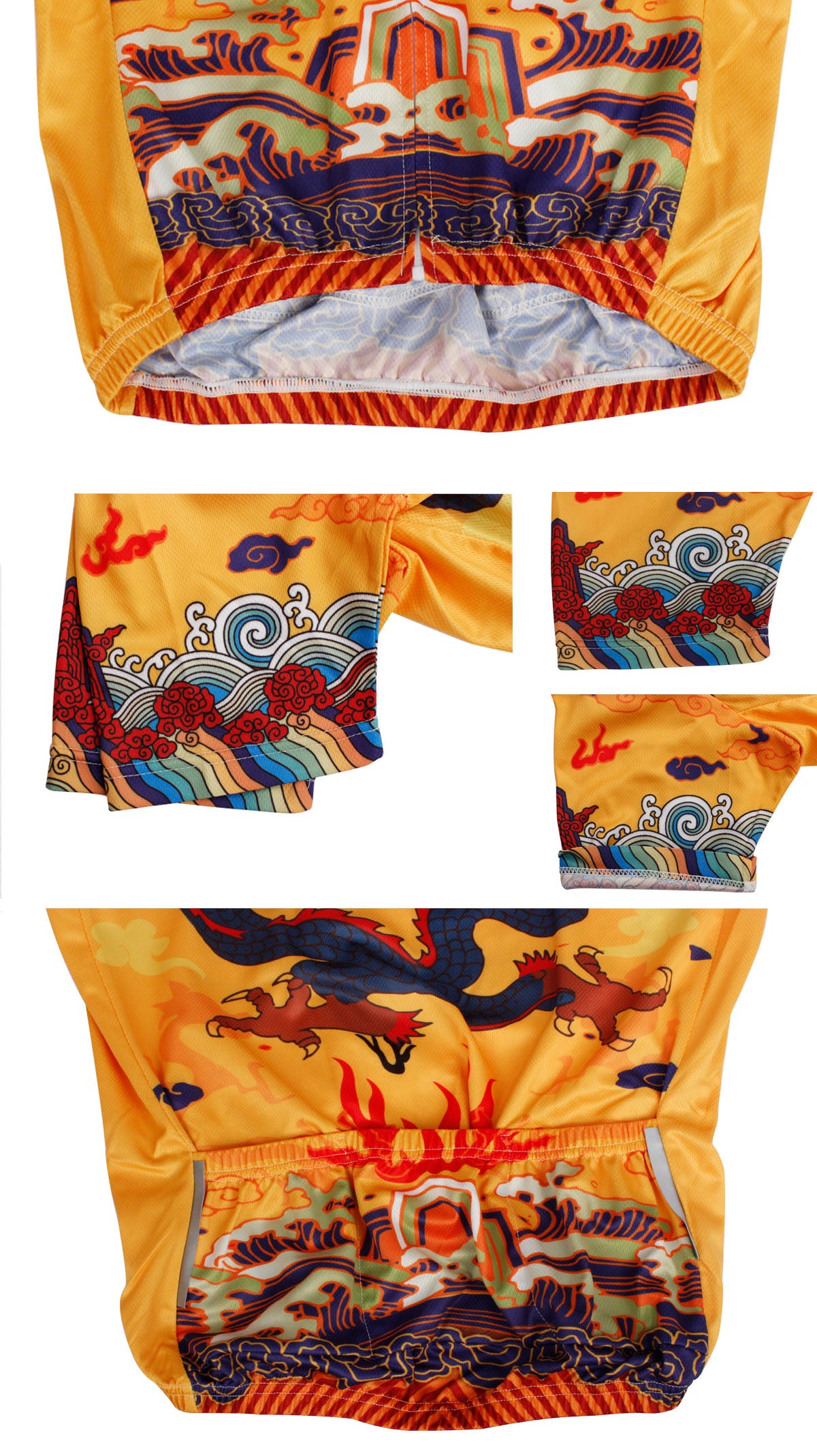 ILPALADINO Men's Cycling Jersey Dragon Imperial Robes Pattern MTB Mountain Bike Jersey for Summer Comfortable Bike Shirt Short Sleeve Outdoor Riding Clothes NO.634 -  Cycling Apparel, Cycling Accessories | BestForCycling.com 