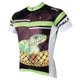 Snake Men's Short-Sleeve Green&Black Cycling Jersey NO.559 -  Cycling Apparel, Cycling Accessories | BestForCycling.com 