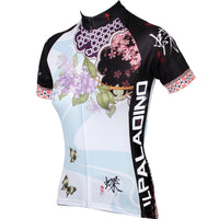 Ilpaladino Lilac Butterfly Nature Women Cycling Jerseys Short-sleeve summer Sportswear Gear Pro Cycle Clothing Racing Apparel Outdoor Sports Leisure Biking Shirt NO.544 -  Cycling Apparel, Cycling Accessories | BestForCycling.com 