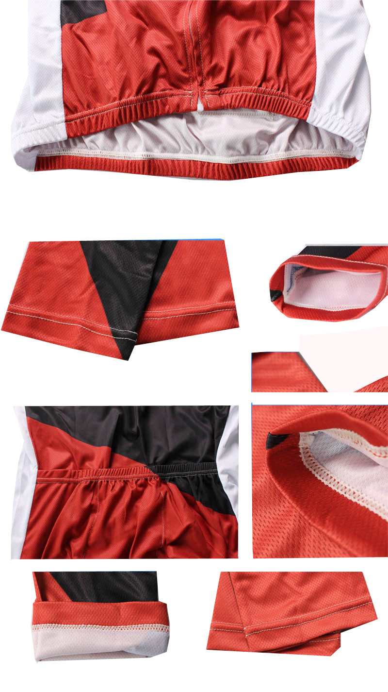 Hot Sale Outdoor Cycling Clothing White and Red Cycling Jersey Wholesale Men's Long-sleeved Jersey for Spring and Summer Red,Black and White Bike Jersey NO.172 -  Cycling Apparel, Cycling Accessories | BestForCycling.com 