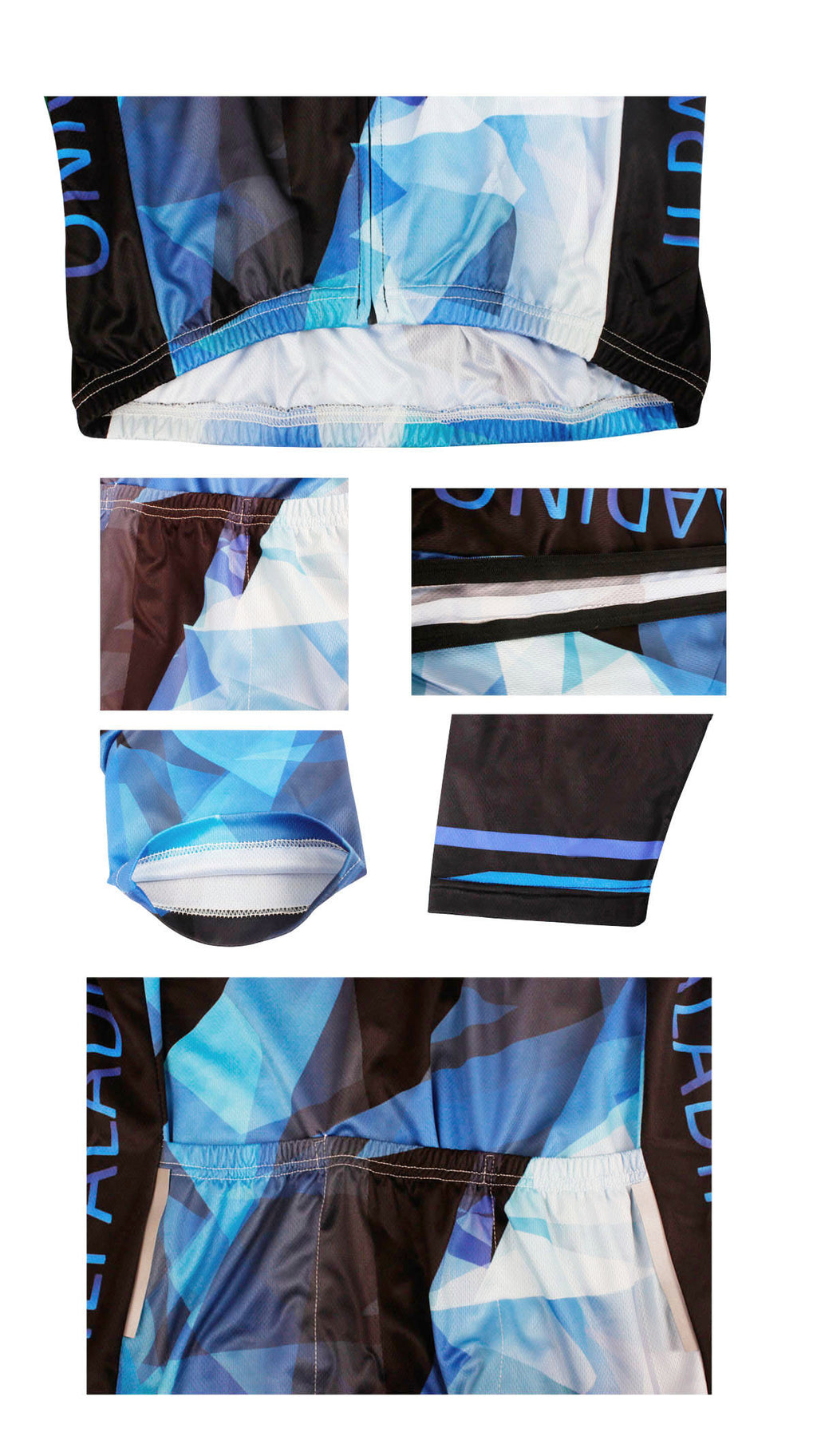 Ilpaladino Fragment Sport Breathable Black&Blue Jersey Men's Short-Sleeve Bicycling Shirts Summer Apparel Outdoor Sports Gear Quick Dry Wear NO.690 -  Cycling Apparel, Cycling Accessories | BestForCycling.com 
