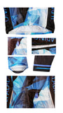 Ilpaladino Fragment Sport Breathable Black&Blue Jersey Men's Short-Sleeve Bicycling Shirts Summer Apparel Outdoor Sports Gear Quick Dry Wear NO.690 -  Cycling Apparel, Cycling Accessories | BestForCycling.com 